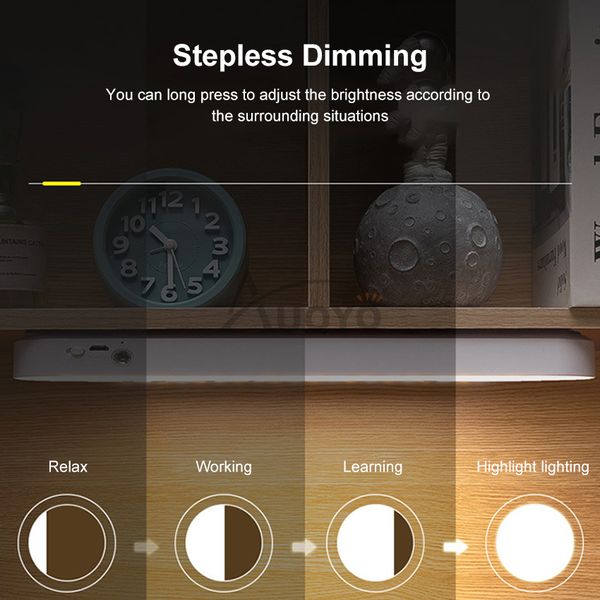 Auoyo LED Long Light 10CM 30CM Cupboard Wardrobe Bed Light - Image 5