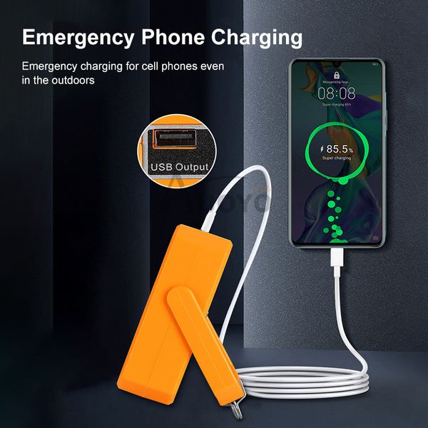 =999
Auoyo LED Solar USB Rechargeable Waterproof Handheld Portable Spotlight - Image 6