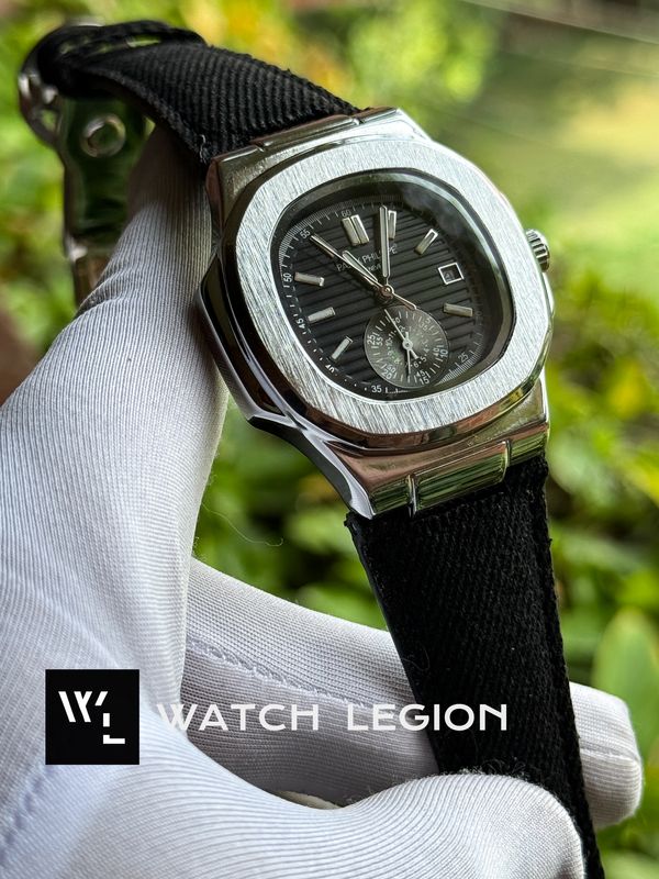 PATEK DENIM BLACK JEANS ADDITION BLACK DIAL