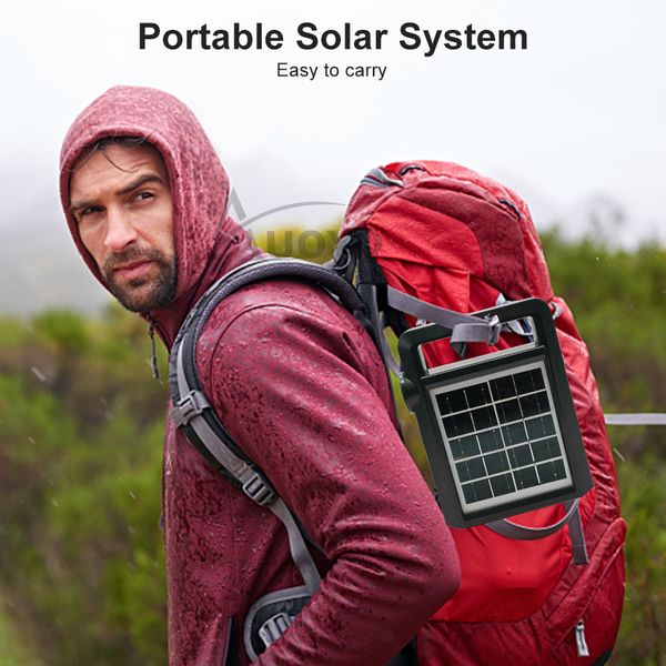 Auoyo Portable Solar Panel Light Solar - Image 4