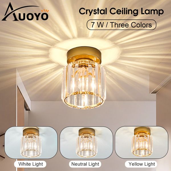 Auoyo Crystal Ceiling Lamp Wall Lamp
