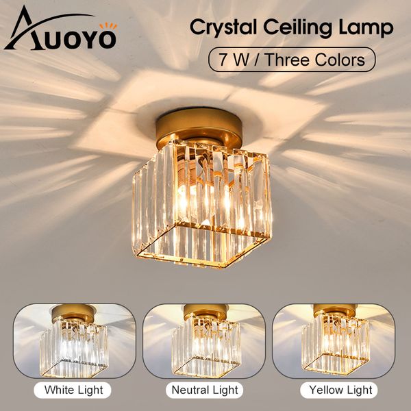 Auoyo Crystal Ceiling Lamp Wall Lamp - Image 2