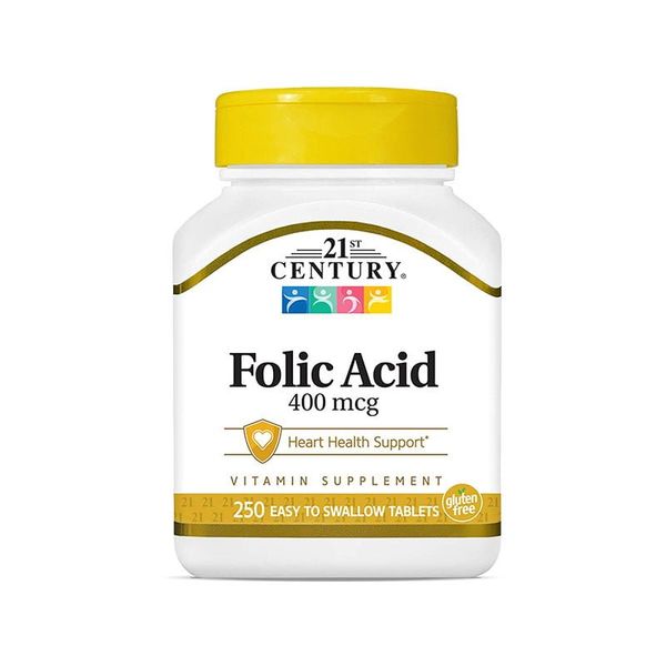 21st Century Folic Acid 400 mcg Tablets,