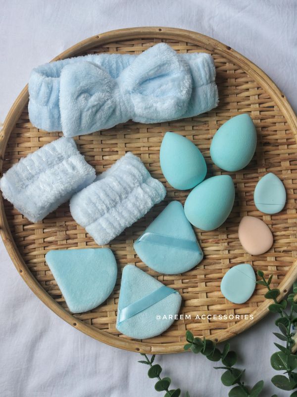 Makeup Tools Set (Blue)