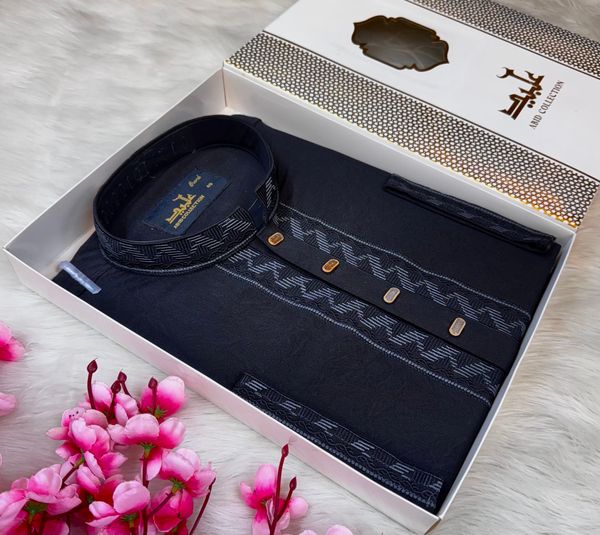 PREMIUM EMBROIDERY PANJABI || đŠĩâ¨