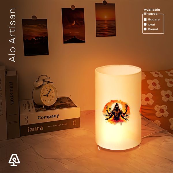 Mahadev Cosmic Theme Table Lamp