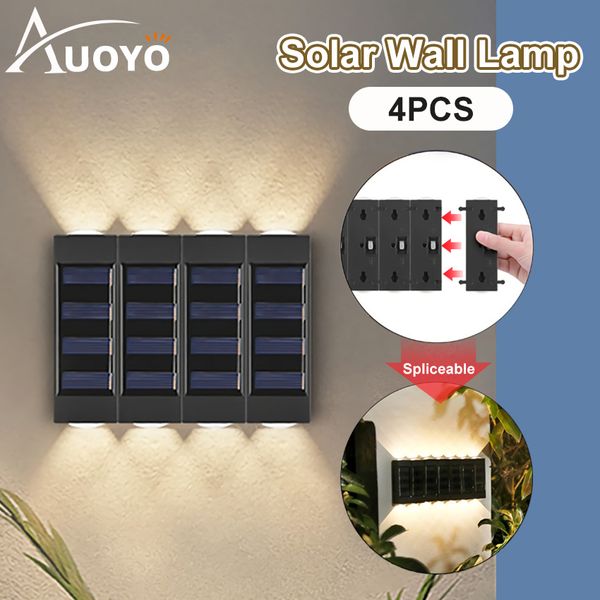 Auoyo 2LED10LED Solar Wall Light - Image 2