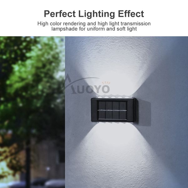 Auoyo 2LED10LED Solar Wall Light - Image 9
