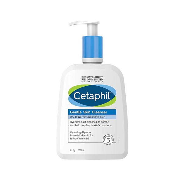 Cetaphil Gentle Skin Cleanser Dry to Normal & Sensitive Skin (1000ml)