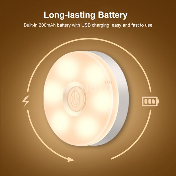 Auoyo LED Night Light Motion-Sensing Lamp Portable Night Lamp - Image 5