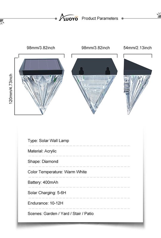 Auoyo Solar Lamp Solar Deck Lights - Image 9
