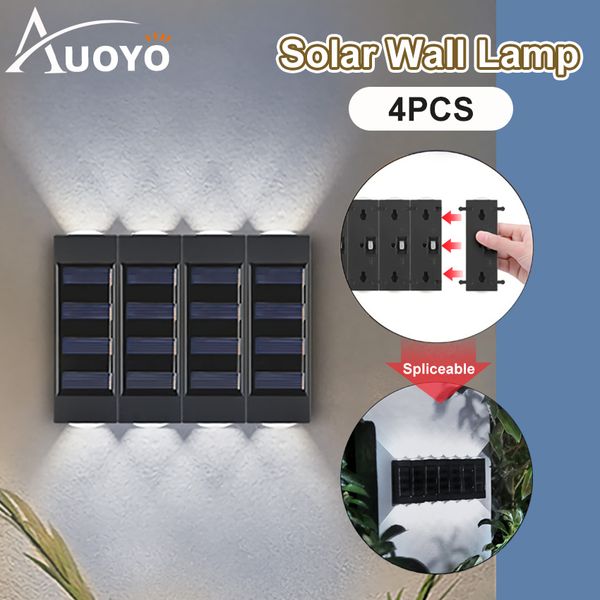 Auoyo 2LED10LED Solar Wall Light - Image 3