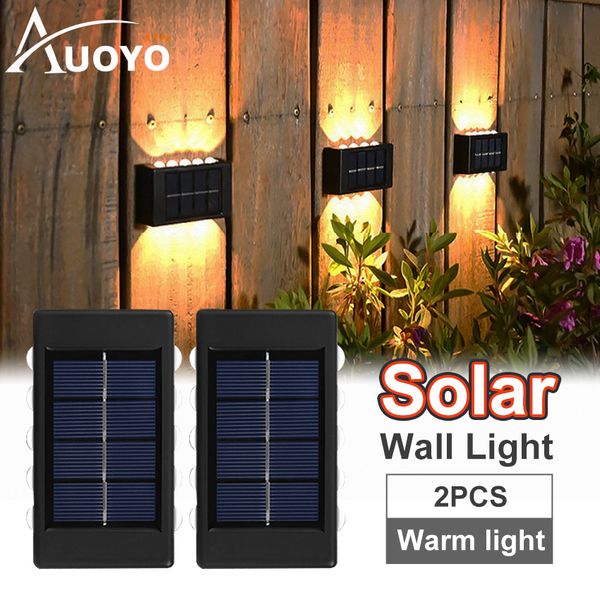 Auoyo 2LED10LED Solar Wall Light - Image 4