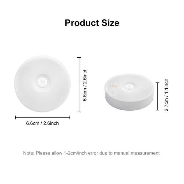 Auoyo LED Night Light Motion-Sensing Lamp Portable Night Lamp - Image 3