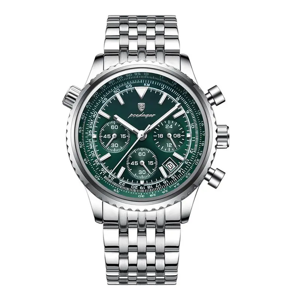 POEDAGAR 960 Luxury Watch for Men Waterproof Luminous Date Chronograph Man Watch Sport Quartz Stainless Steel Men’s Watches