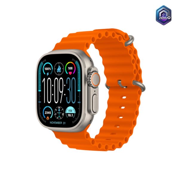 HK9 Ultra 2 AMOLED Smartwatch with ChatGPT- Orange Color