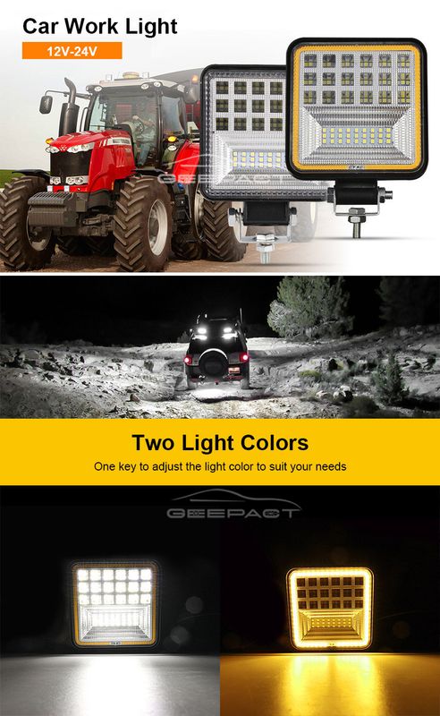 Geepact 45 LED Spotlight Headlight for Car/ Boat /Truck/ Motorcycle/ Construction - Image 10