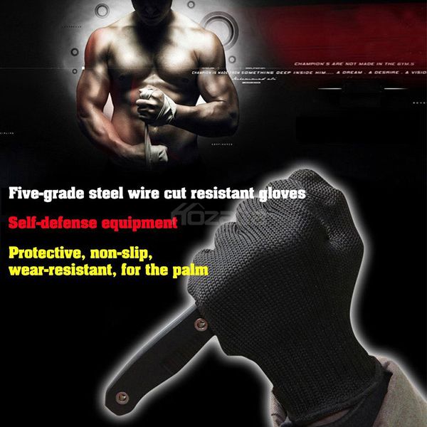 MAYTTO Cut Resistant Work Gloves Anti-Vibration Gloves Heat Resistant Knit - Image 3