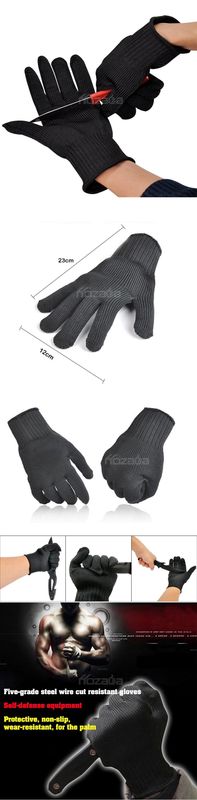 MAYTTO Cut Resistant Work Gloves Anti-Vibration Gloves Heat Resistant Knit - Image 9