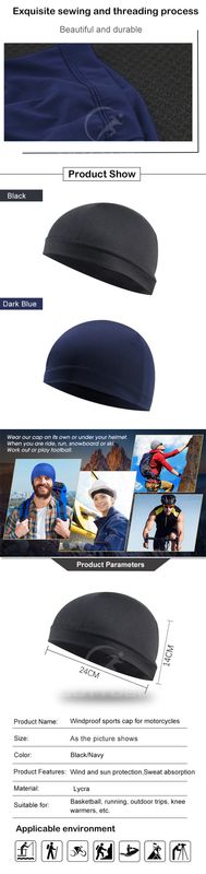 Outtobe Motorcycle Cap skull cap - Image 9