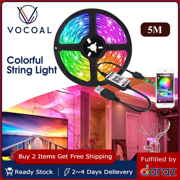 Vocoal LED Strip Lights RGB 60 150 LED