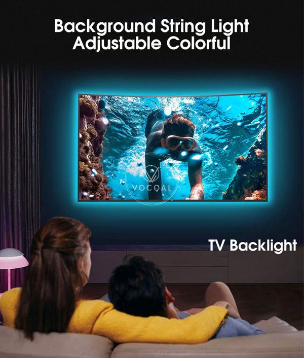 Vocoal LED Strip Lights RGB 60 150 LED - Image 7