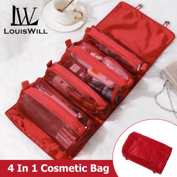 LouisWill Cosmetics Bag Cosmetics Item for Women Detachable Makeup Bags - Image 8