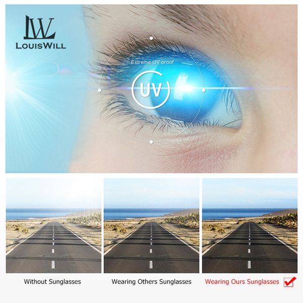 LouisWill Men Glasses Outdoor Sports Glasses - Image 6