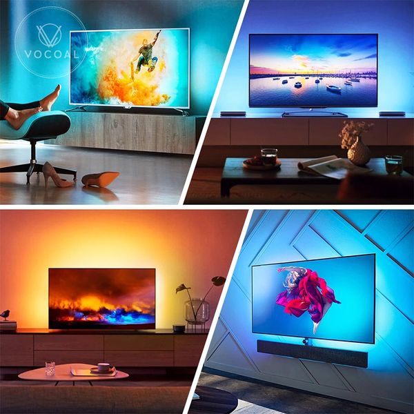 Vocoal LED Strip Lights RGB 60 150 LED - Image 2