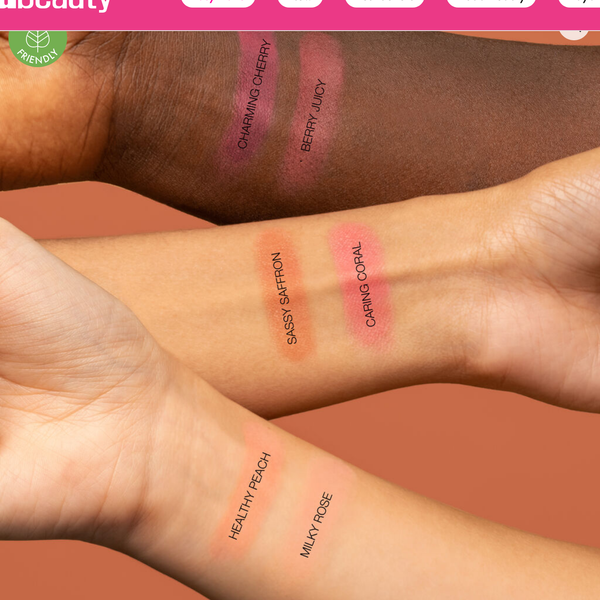 GloWish Cheeky Vegan Blush Powder- sassy safron - Image 2