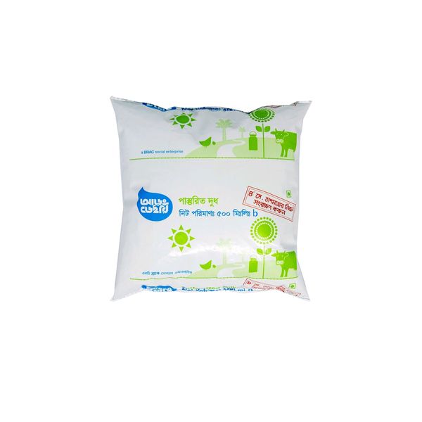 Aarong Pasteurized Milk 500ml