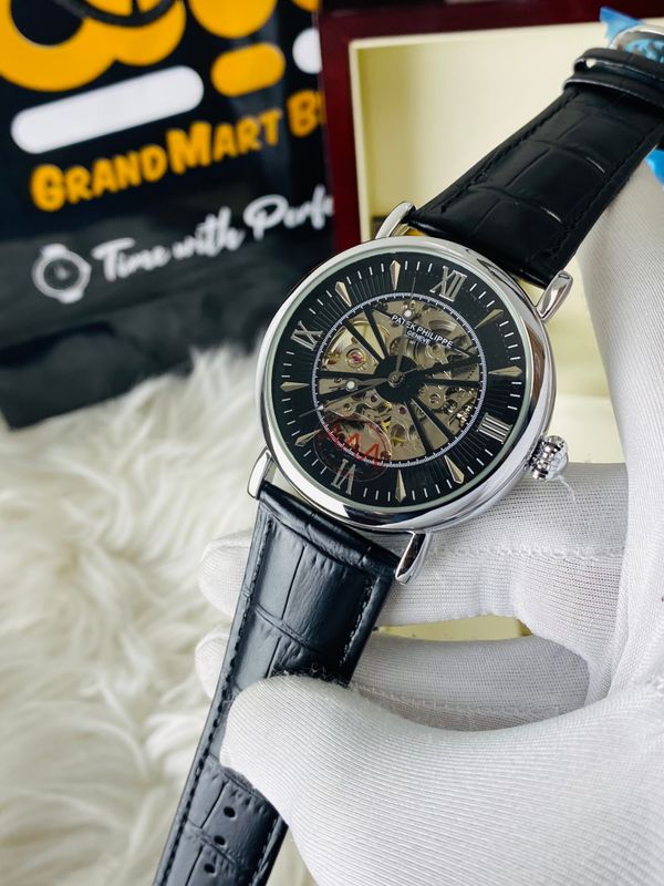 PATEK SKELETON || FULLY AUTOMATIC || BLACK