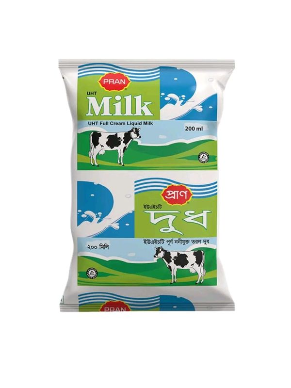 Pran UHT Liquid Milk 200ml