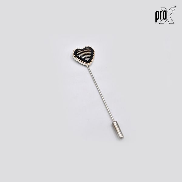 ProX 1 Pair Stick Hijab Pin_HP-502-5 Heart Shape