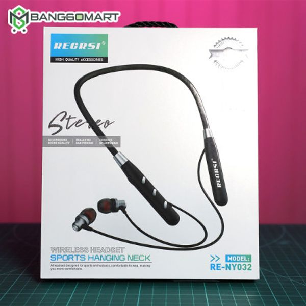 Regarsi NY032 Bluetooth Neckband Wireless Earphone