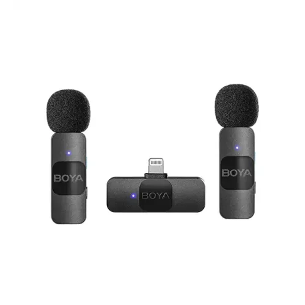 BOYA BY-V2 Ultracompact 2.4GHz Wireless Microphone System For IOS Device