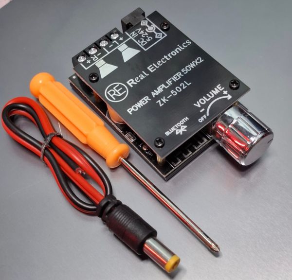 ZK-502L 50Wx2 Digital Bluetooth Audio Amplifier