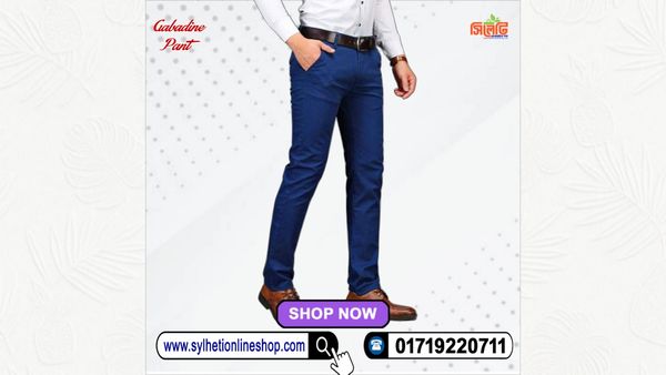Men's Gabardine Pant (Navy Color)