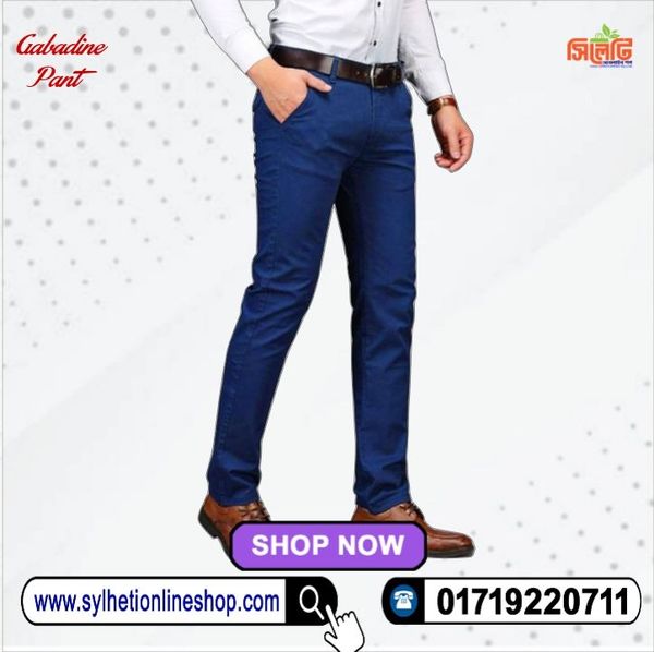 Men's Gabardine Pant (Navy Color)