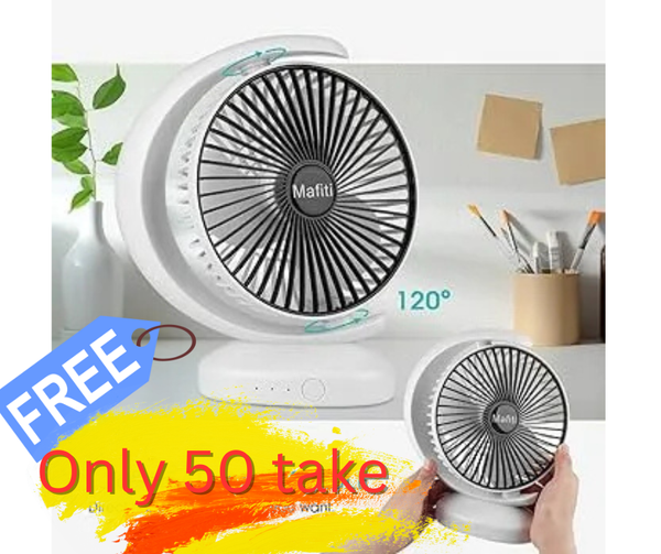 Portable Loop Desktop USB Port Fan - Mini Portable Fan Price in Bangladesh