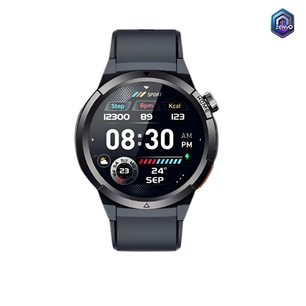 Qcy Active GX Amoled Display Bluetooth Calling Smartwatch – Black
