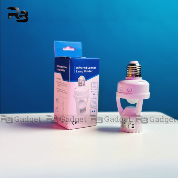 PIR Motion Sensor Bulb Holder (E27, 240V)