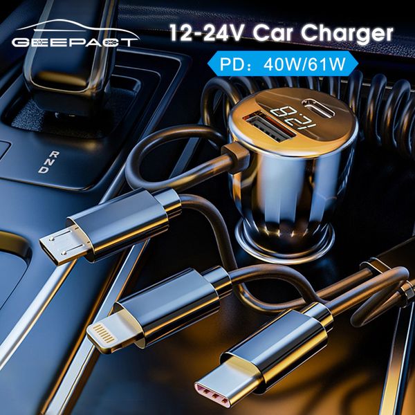 Geepact Car Charger QC4.0PD Lighter