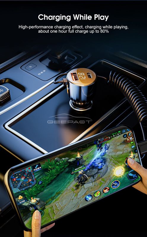 Geepact Car Charger QC4.0PD Lighter - Image 10