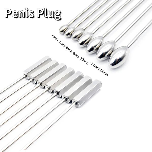Male Urethral Dilator Metal Urethral Catheter Penis Plug Sounding Horse Eye Stimulation Adult Products Sex Toys for Men