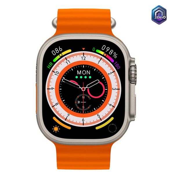 HK9 Ultra AMOLED Smartwatch ChatGPT Smartwatch – Orange Color