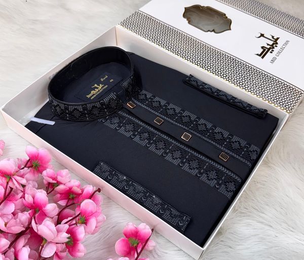 PREMIUM EMBROIDERY PANJABI || đŠĩâ¨