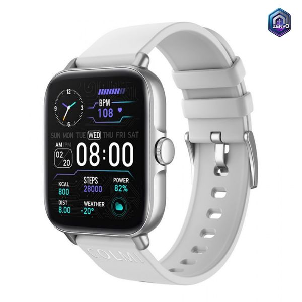 COLMI P28 Plus Calling Smart Watch – Silver Color