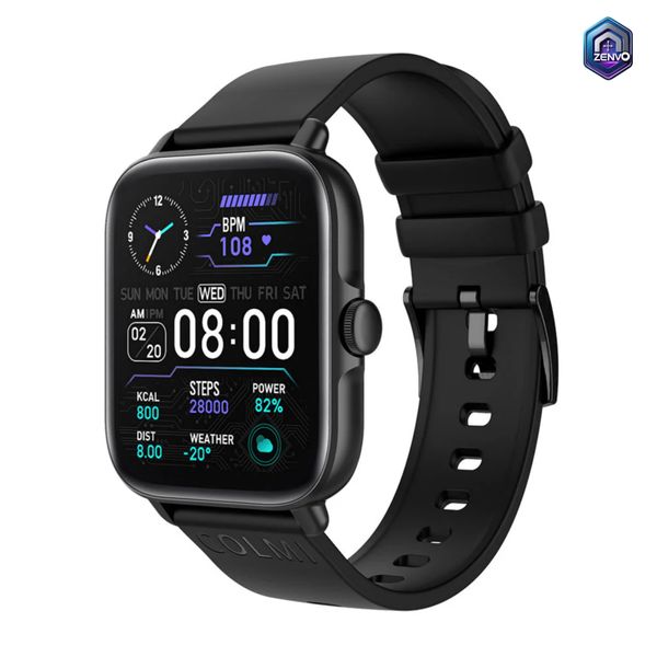 COLMI P28 Plus Calling Smart Watch – Black Color