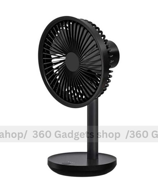Xiaomi AISOLOVE F5 4000mAh Rechargeable Desk Fan – Black Color